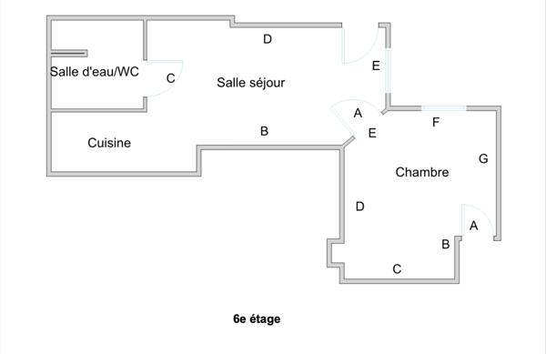 Paris, St André des Arts, 2 pièces dernier étage avec ascenseur, fort potentiel !