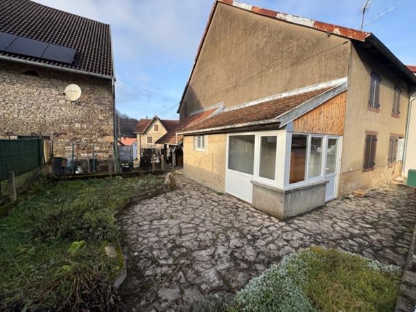 MAISON EN PIERRE  3 PIECES  GARAGE  TERRAIN 277 M²  HERICOURT