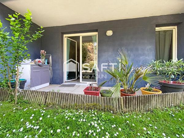 T2 45m2 rez-de-jardin avec terrasse et parking