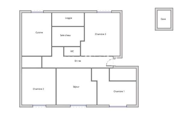 Appartement
         5 pièces
        - 68 m² Exclusivité 128 000 € *