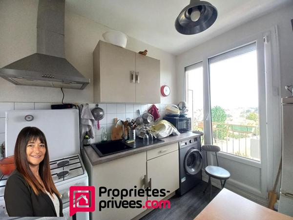 Riorges T2 bis  avec vue dégagée, balcons et garage