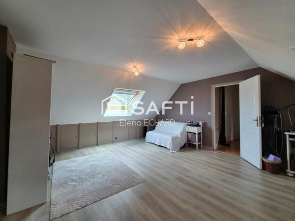 RARE – 6 CHAMBRES – AUCUN TRAVAUX – MAISON 146 m² – GARAGE DOUBLE – CALME
