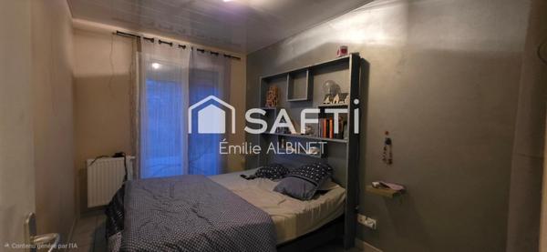 Maison 95 m² sur 595 m² de jardin avec piscine