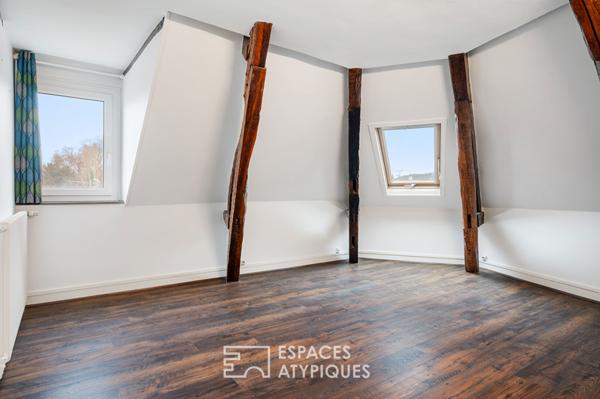 Triplex de charme sous les toits du centre ville d’Evreux