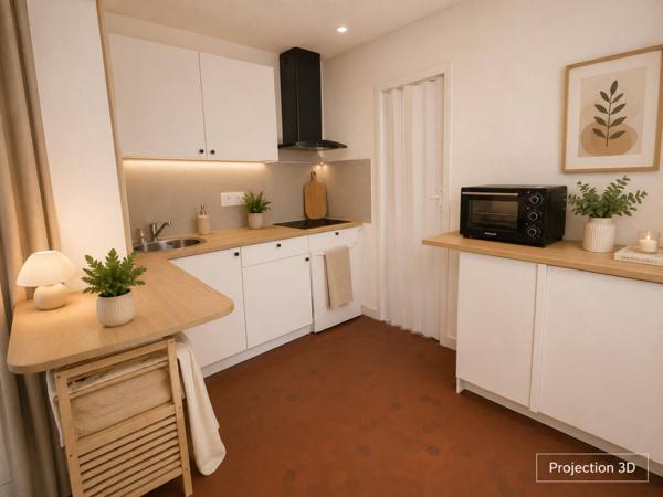 Appartement à vendre 2 pièces de 33 m²
