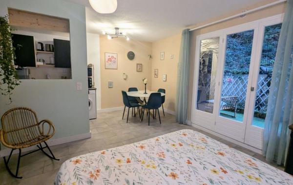 Vente Studio avec une belle cour Amelie-les-bains-palalda   