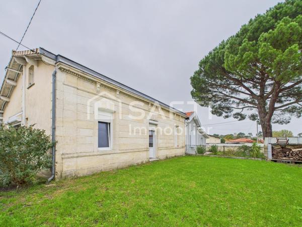 Maison 4 chambres GAJAC, garage, piscine
