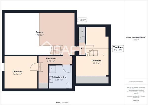 Maison 4 chambres GAJAC, garage, piscine