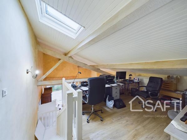 Maison 4 chambres GAJAC, garage, piscine