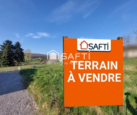 Beau terrain à bâtir, 1036m2, viabilisé