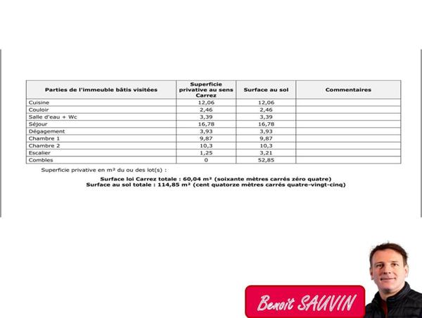 Maison AVEC FORT POTENTIEL (combles aménageables)