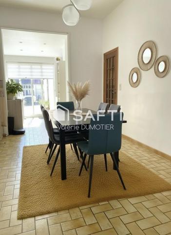 Maison lumineuse avec 3 chambres et une cour intérieure