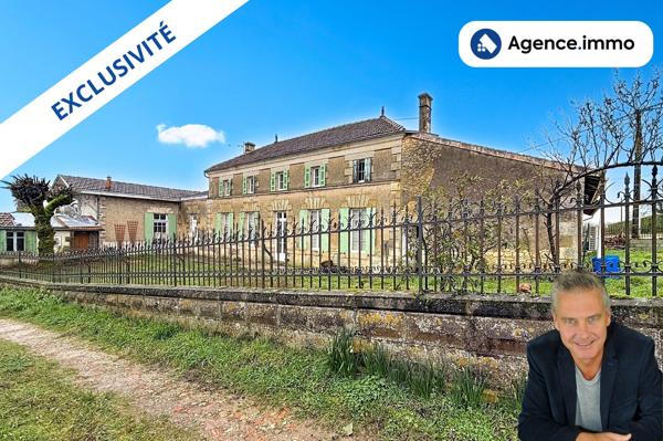 À vendre - Maison ancienne, 8 pièces située à Saint-Bonnet-sur-Gironde (17150)