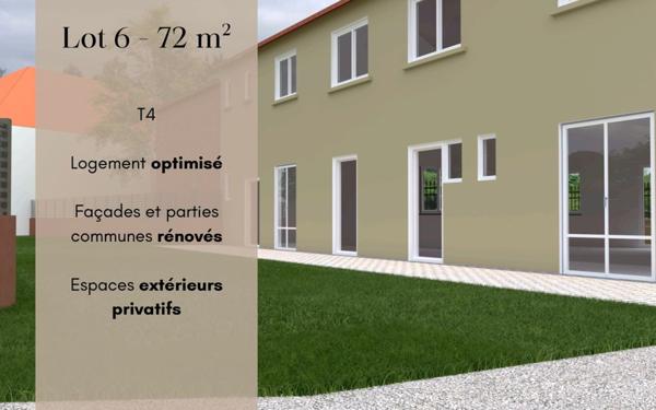 Appartement à vendre    4 pièces • 72 m2 Francheville
