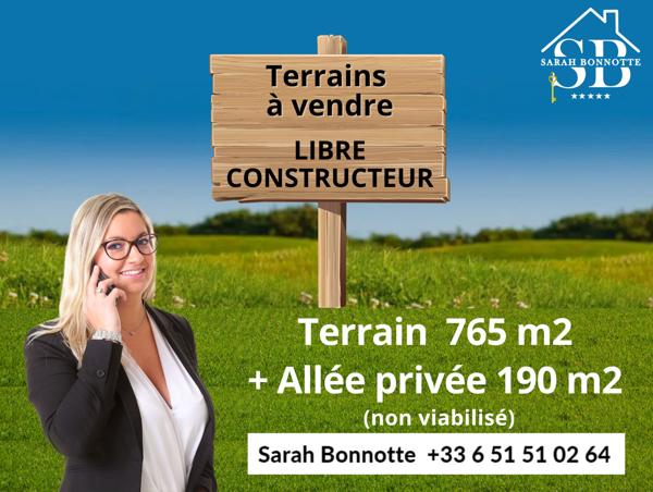 Hégenheim (68220) Terrain plat constructible, libre constructeur, caché et au calme