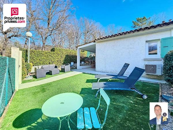 Maison 3 pièces 31 m2 avec terrasse couverte, jardin et place de parking