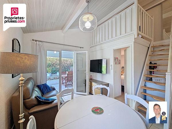 Maison 3 pièces 31 m2 avec terrasse couverte, jardin et place de parking