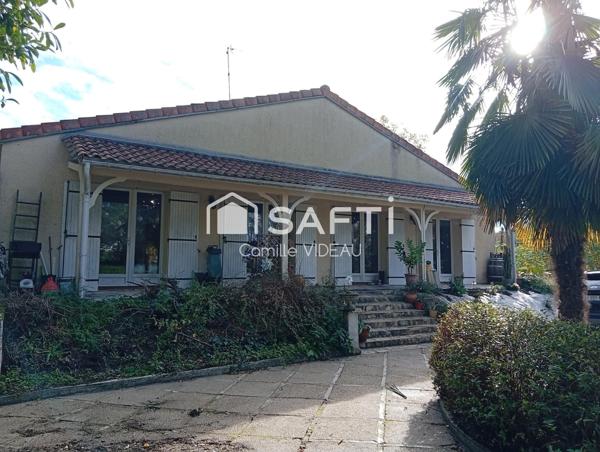 MAISON VILLA DE 196m² , GARAGE et TERRAIN 12000 m²