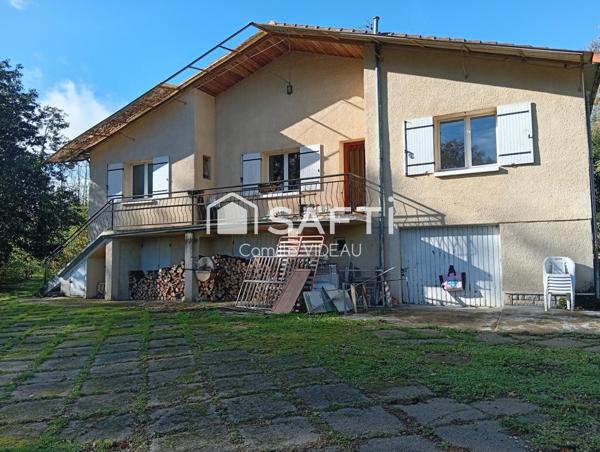 MAISON VILLA DE 196m² , GARAGE et TERRAIN 12000 m²