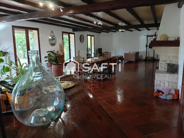 MAISON VILLA DE 196m² , GARAGE et TERRAIN 12000 m²