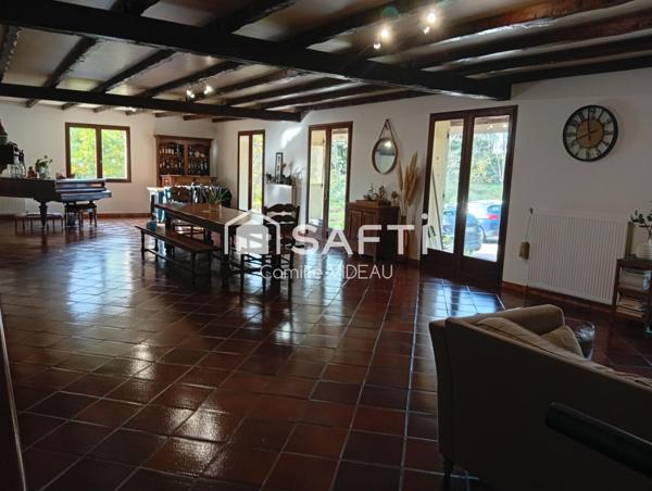 MAISON VILLA DE 196m² , GARAGE et TERRAIN 12000 m²