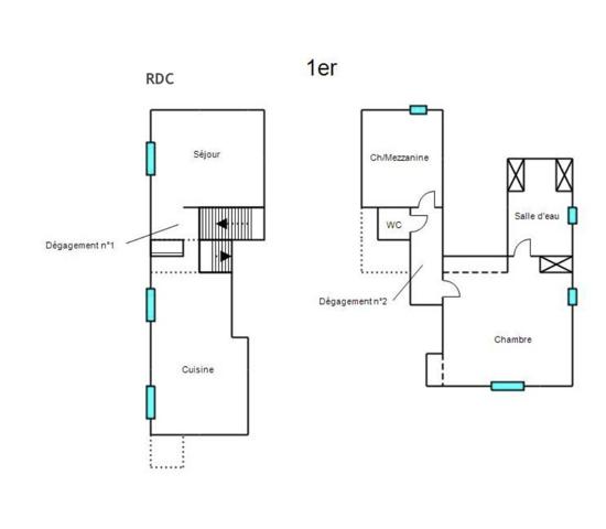 Appartement à vendre 2 pièces 52 m² Sainte-Agnès