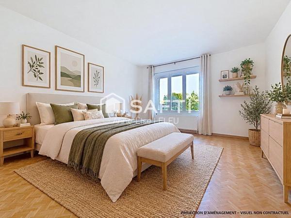 Grand plain-pied sur sous-sol complet