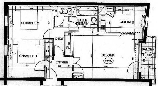 Appartement 3 pièces - 44000 Nantes -  Rond-point de Rennes