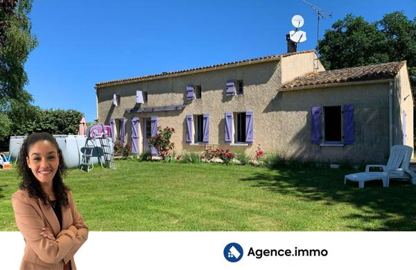 À vendre - Maison de campagne, 8 pièces situé à Boisredon (17150)