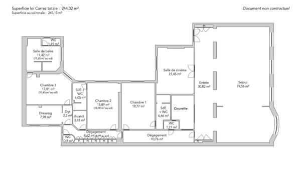 Appartement Paris 16 e - PASSY / QUAIS DE SEINE