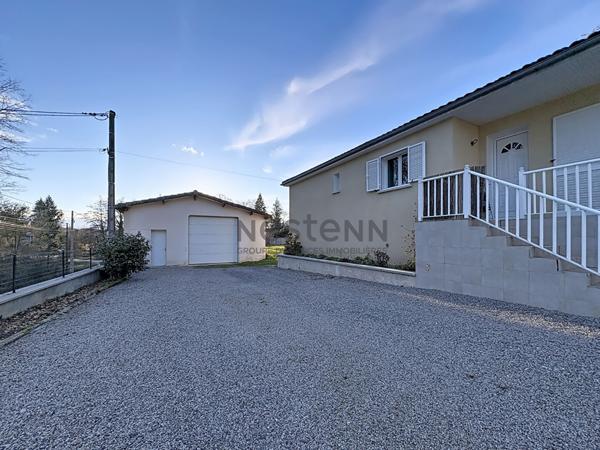Maison de plain-pied 3 chambres et sa dépendance de 114m2