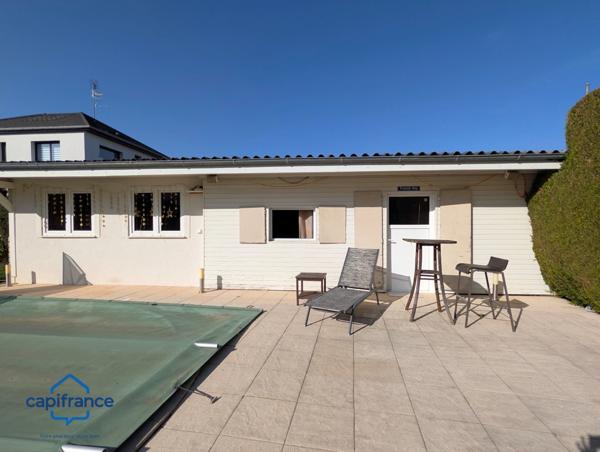 Maison à vendre 5 pièces BLOTZHEIM (68), maison d'habitation, avec chalet, cuisine d'été et piscine, sur une parcelle de 11 ares