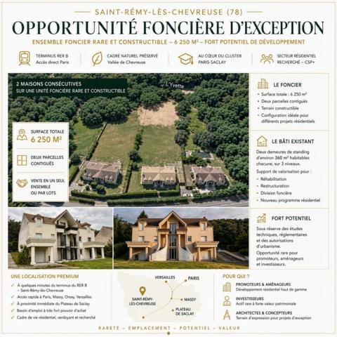 Vente / Domaine à Saint-Rémy-lès-Chevreuse (78470)