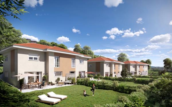À vendre – Maison jumelée T4 de 97,10 m² avec terrain de 642 m² à Monnetier-Mornex (74)