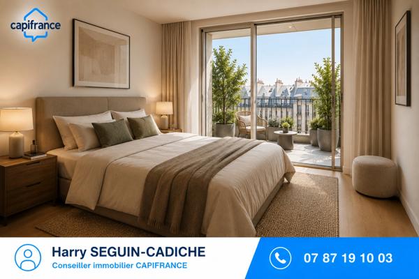 📍 Paris 16ᵉ (75016) – Quartier Passy - 🛏️ Appartement 3 pièces