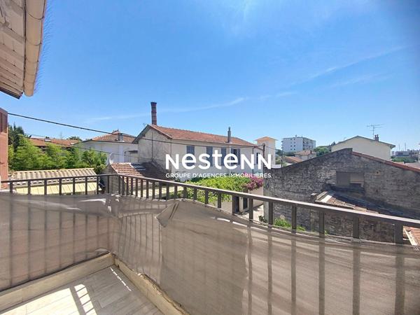 4P - 140m2 - GOLFE JUAN - CENTRE VILLE- SUD-TERRASSE-DUPLEX