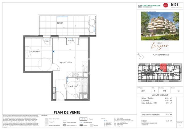 A vendre : Appartement neuf de 2 pieces a Montpellier