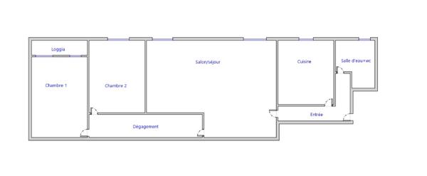 Appartement à vendre 4 pièces 65 m² Villiers-le-Bel