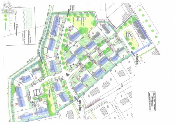 Lotissement communal - diverses parcelles à partir de 497 m2 jusqu'à 726 m²