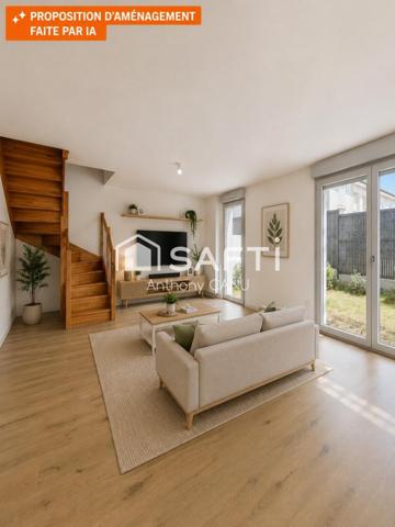 Maison neuve 3 chambres avec grand jardin