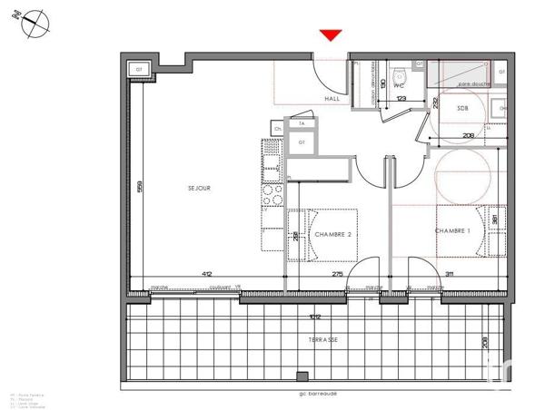 Appartement à vendre 3 pièces 59 m² Eybens