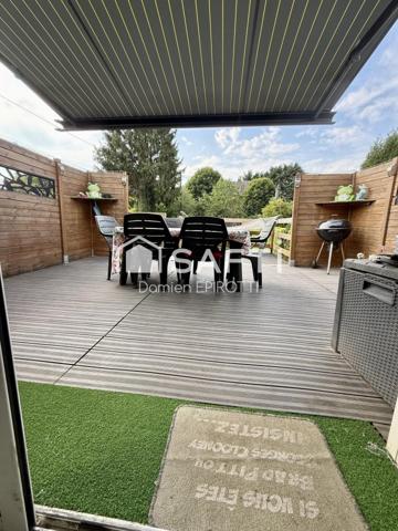 À vendre – Maison 80 m² sur sous-sol avec jardin et terrasse – Vrigne-aux-Bois