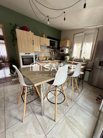 À vendre – Maison 80 m² sur sous-sol avec jardin et terrasse – Vrigne-aux-Bois