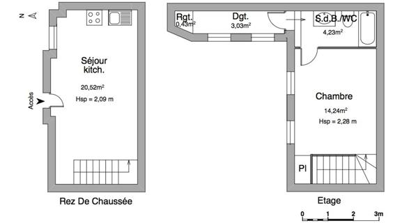 Location Appartement 2 pièces 42.45 m² - Saint-germain-en-laye 78100