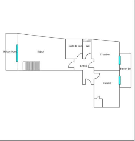 Appartement à vendre 3 pièces 70,25 m² Saint-Nazaire