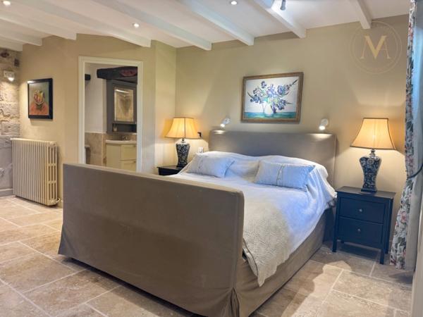 Maison de caractère avec vue dominante, piscine et gîte indépendant (47)