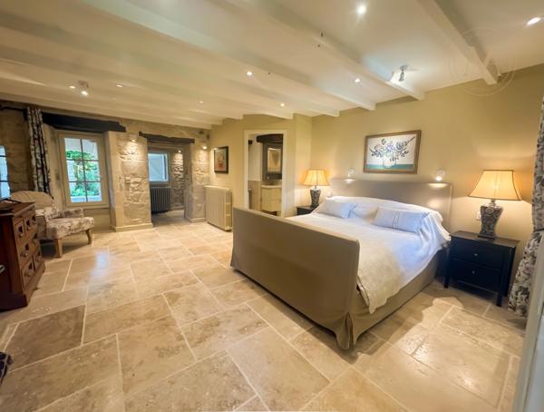 Maison de caractère avec vue dominante, piscine et gîte indépendant (47)