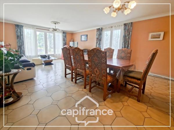 Maison familiale 136m² sur sous-sol intégral à MOISSAC, 3 grandes chambres, beaux volumes, environnement calme