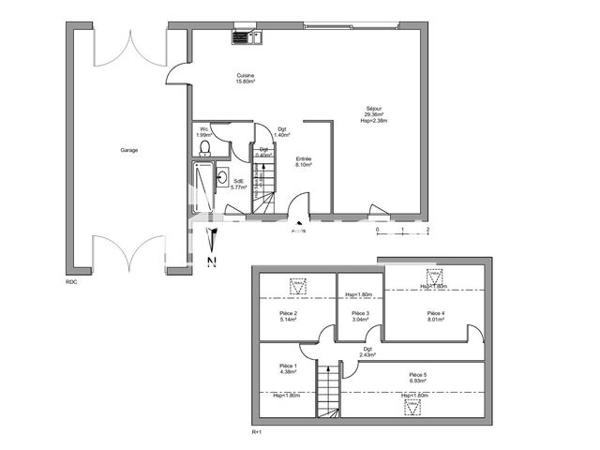 Location Maison 3 pièces 92.7 m² - 25, RUE D'IVERNY Le Plessis Aux Bois 77165