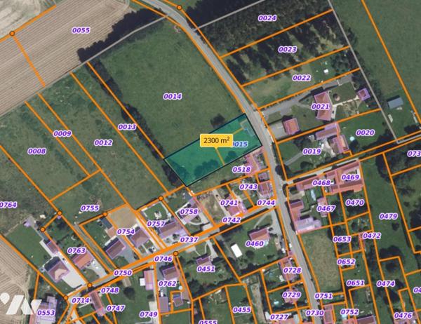 A vendre terrain à bâtir situé à Saulty pour une surface de 2100m²